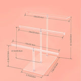 Acrylic Hairband Earrings Display Stand Organizer
