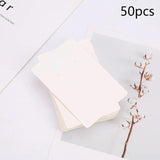 50PCS Cardboard Earring Package Hang Tag for Ear Studs Earring Necklaces