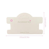 50pcs DIY Jewelry Cardboard Packaging Hair Accessories Display Cards