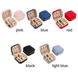Flannel Jewelry Organizer Earrings Ring Holder Storage Box