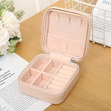 Portable Jewelry Box Organizer Display Travel Jewelry Case