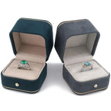 Velvet Jewelry Box Earrings Storage Case Ring Display Box