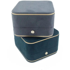 Velvet Jewelry Box Earrings Storage Case Ring Display Box