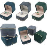 Velvet Jewelry Box Earrings Storage Case Ring Display Box
