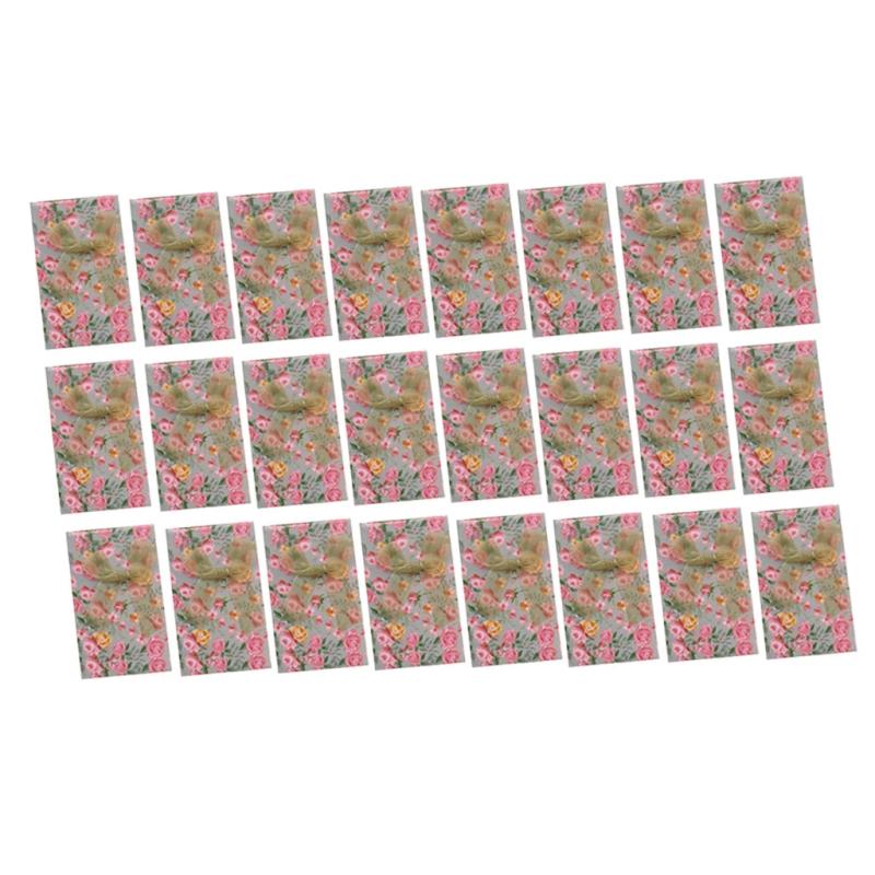 24-Piece Ribbon Bowknot Necklace Jewelry Display