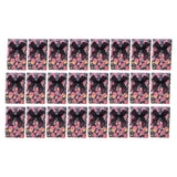 24-Piece Ribbon Bowknot Necklace Jewelry Display