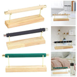One Layer Jewelry Display Stand Detachable Green