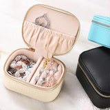 Travel Jewelry Packing Makeup Organizer Case Display Storage Zipper Bag