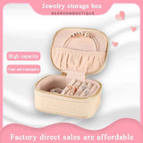 Travel Jewelry Packing Makeup Organizer Case Display Storage Zipper Bag
