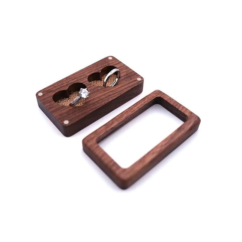 Engagement Heart Shape Wedding Case Jewelry Box Storage Case Ring Storage Box