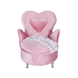 Heart Printed Jewelry Organizer Box, Chair Display Case