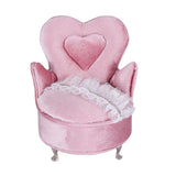 Heart Printed Jewelry Organizer Box, Chair Display Case