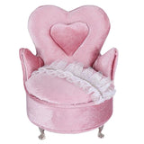 Heart Printed Jewelry Organizer Box, Chair Display Case