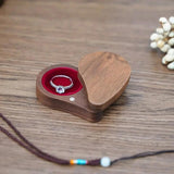 High-quality Wooden Wedding Display Ring Storage Box