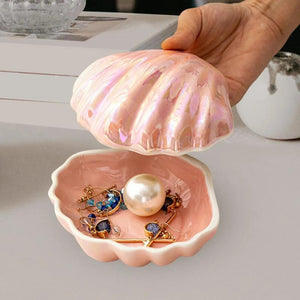 Ceramic Jewelry Box Necklace Pendant Tray Trinket Box Organizer