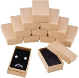 24pcs Cardboard Jewelry Set Box Rectangle Necklace Rings Storage C