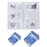 Self Sealing Jewelry Storage Bag Drawer Organizer Transparent Ziplock Bag