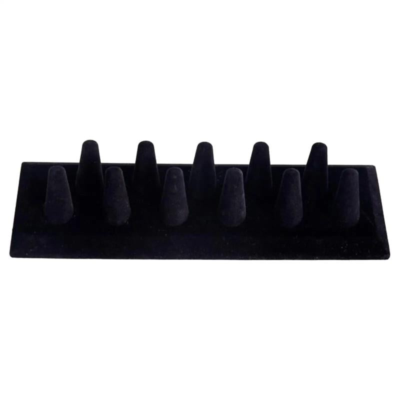 Velvet Finger Ring Display Stand Jewelry Holder Organizer