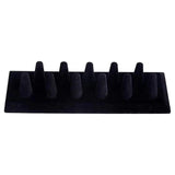 Velvet Finger Ring Display Stand Jewelry Holder Organizer