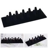 Velvet Finger Ring Display Stand Jewelry Holder Organizer