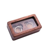 Heart Shape Wooden Display Box for Rings
