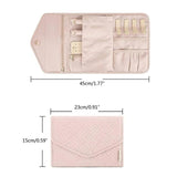 Jewelry Organizer Earring Storage Box Portable Compact