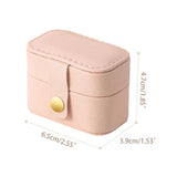 Velvet Ring Box 4 Slots Rings Holder Wedding Engagement Ceremony