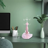 Resin Mannequin Princess Dress Earrings Display Rack Hooks