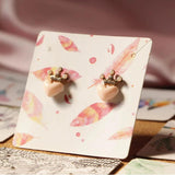 100pcs 6*6 cm Earring Necklace Display Cards Jewelry Card