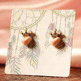 100pcs 6*6 cm Earring Necklace Display Cards Jewelry Card