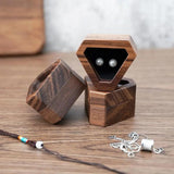 High-Quality Wooden Jewelry Box Storage Holder Ring Display Box