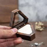 High-Quality Wooden Jewelry Box Storage Holder Ring Display Box