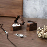 High-Quality Wooden Jewelry Box Storage Holder Ring Display Box