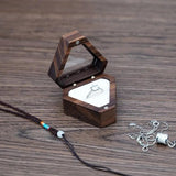High-Quality Wooden Jewelry Box Storage Holder Ring Display Box