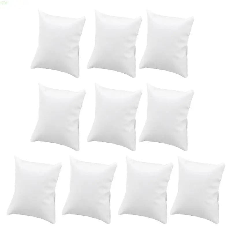 10 Small PU Watch Pillows Bangle Bracelet Jewelry Display Soft Pillow