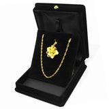 Velvet Necklace Chain Jewelry Display Box-Black