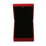LED Necklace Box Red Jewelry Display Wedding Gift