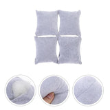 4 Pcs Watch Box Small Pillow Bracelet Display Flannel Rack