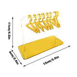 Clear Acrylic Jewelry Display Rack Earrings Hanging Clothes Stand Storage