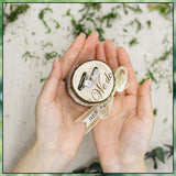 Wedding Ring Box Proposal Lettering Wooden Jewelry Box