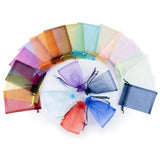 Organza Bag Jewelry Tulle Drawstring Bag 100Pcs
