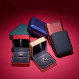 LED Light Necklace Pendant Ring Jewelry Box Lacquer Piano Finish