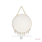 Earring Wall Holder Organizer Jewelry Storage Round Decor Hooks