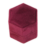 Vintage Red Velvet Ring Bearer Box
