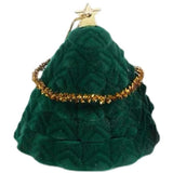 Xmas Tree Ring Box Earring Ring Storage Orgainer