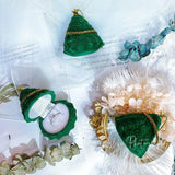 Xmas Tree Ring Box Earring Ring Storage Orgainer