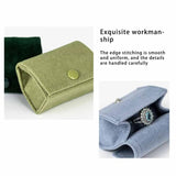 Velvet Jewelry Box Portable Travel Earrings Pendant Case