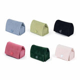 Velvet Jewelry Box Portable Travel Earrings Pendant Case
