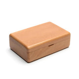 Walnut Wooden Jewelry Storage Box Travel Display Stand