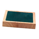 Wooden Velvet Jewelry Tray Square Organizer for Bracelet Earring